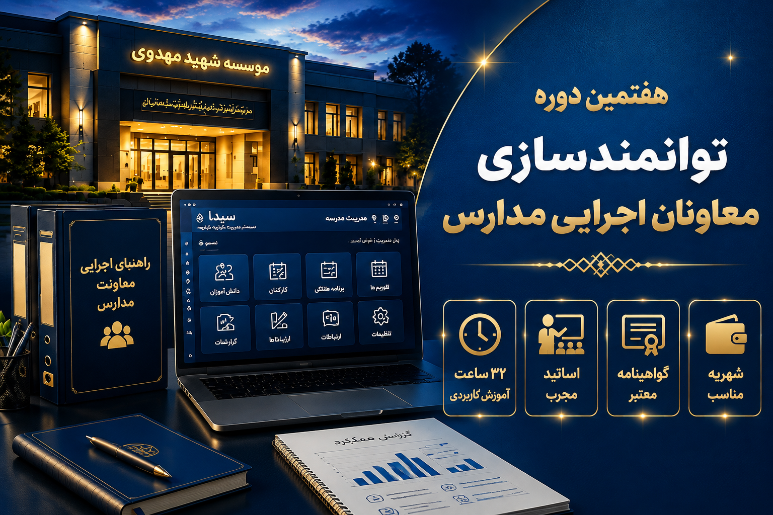 هفتمین دوره توانمندسازی معاونان اجرایی مدارس