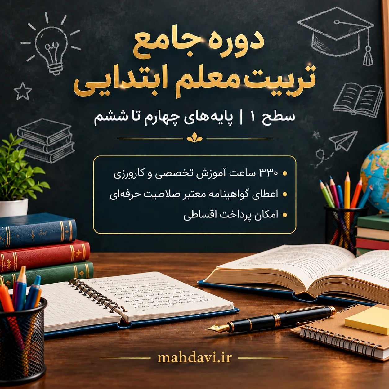 بیست و سومین دوره جامع تربیت معلم(سطح 1 پایه + تخصصی پایه های چهارم تا ششم ابتدایی)